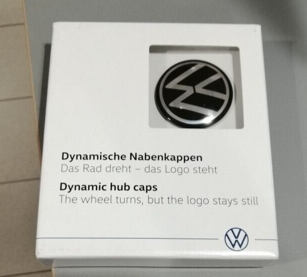 Vw Nabenkappen, Dynamisch Mit Stehendem Neuem Vw Logo