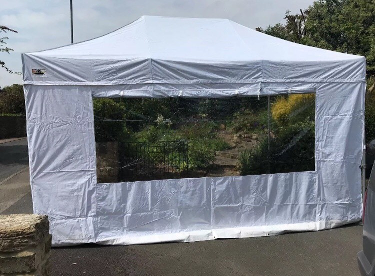 Gala Tent Gazebo Pro 40 4.5x3m by Gala Tent with full set of side walls