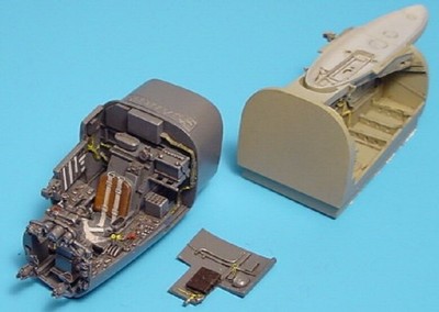 Aires 1/48 Ar234B Wheel Bay Cockpit Set For HSG AHM4164