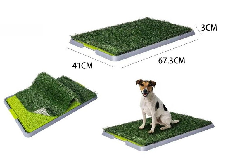 Lettiera Maxi Assorbente Per Cucciolo Cane Con Erba Sintetica Casa Giardino cir