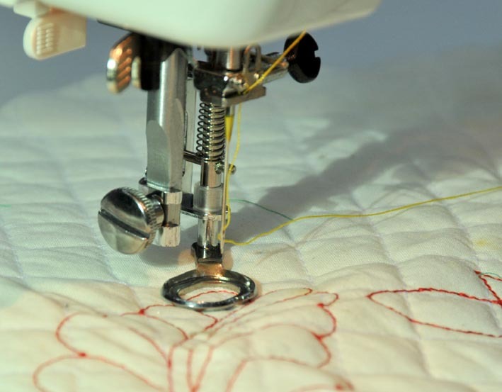 Low Shank Free Motion Quilting Darning Metal Foot Babylock, Brother