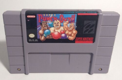 Super Punch-Out Super Nintendo SNES Authentic Tested And Super Punch-Out Super Nintendo SNES Authentic Tested And