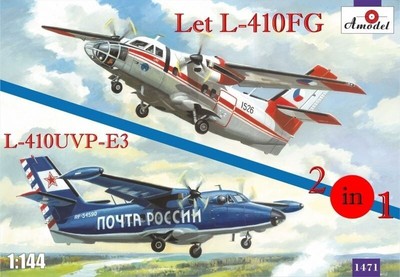 1/144 Amodel #1471 - L-410FG & L-410UVP-E3 (two models per box)