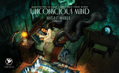 Unconscious Mind: PRESALE Nightmares expansion board game lucky duck games New