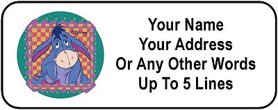 30 Eeyore Personalized Address Labels