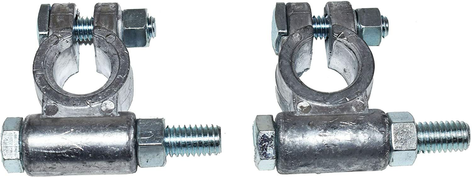 Military Style Top Post Battery Terminal 1 Set Positive and Negative