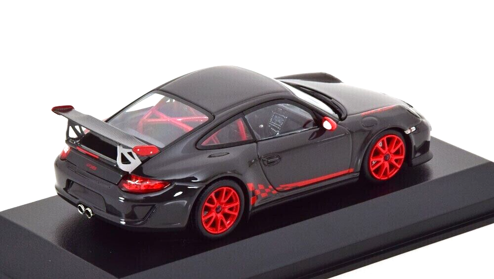 1/43 Porsche 911 (997-2) GT3 RS 3.8 2009 Black Model Car by 1/43 Porsche 911 (997-2) GT3 RS 3.8 2009 Black Model Car by