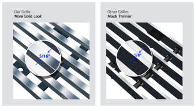 304 Stainless Chrome Billet Grille For 1981-87 Chevy C/K Pickup/Suburban/Blazer