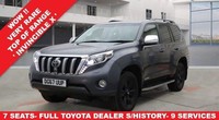 2017 67 TOYOTA LAND CRUISER 2.8D INVINCIBLE X AUTO 4WD EURO 6 (7 SEATS) 177 PS