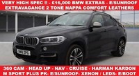 2018 18 BMW X6 3.0 M50D SUV 5DR DIESEL AUTO XDRIVE EURO 6 (S/S) (381 PS)
