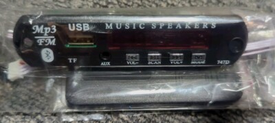 Amplifier Bluetooth MP3 Player Decoder Board 5/12V Car FM Radio Module