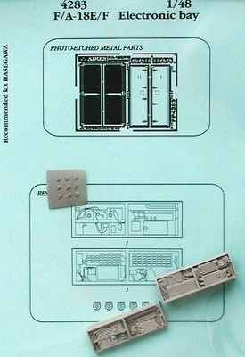 Aires Hobby 1/48 F/A18E / F Électronique Baie pour Hsg D 4283