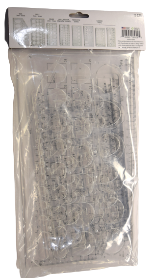 8 Piece Stencil Templates For Cabochon, Lapidary- Assorted Shapes