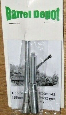 1/35 AS-90 SPG 155mm Calibre 39/52 gun barrel metal muzzle Barrel Depot BD35042