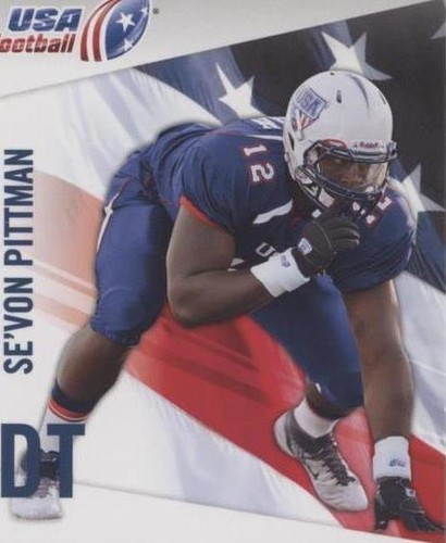 2012 Upper Deck USA Football Se'von Pittman #43