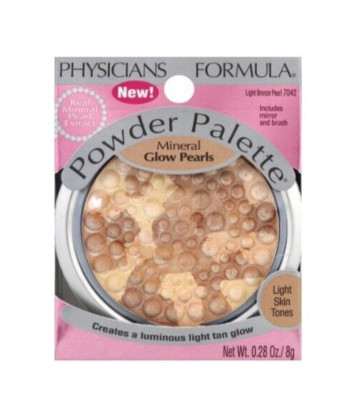 Physicians Formula Powder Palette Light Bronze Pearl 7042 Mineral Glow Pearls