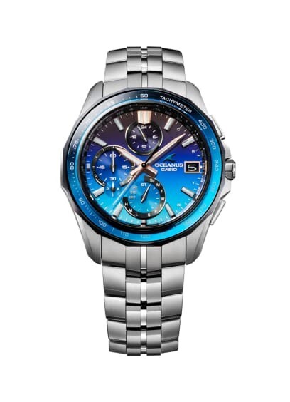 Pre-owned Casio Oceanus Ocw-s7000bv-2ajr S7000 Series Men's Wrist Watch Silver Limited