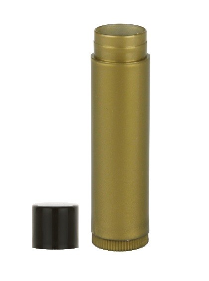 Tubes W/ Black Cap Empty Containers Cosmetic Diy Chapstick