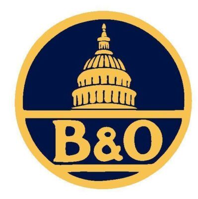B & O Baltimore & Ohio Railroad Railway Train Sticker Decal R4906