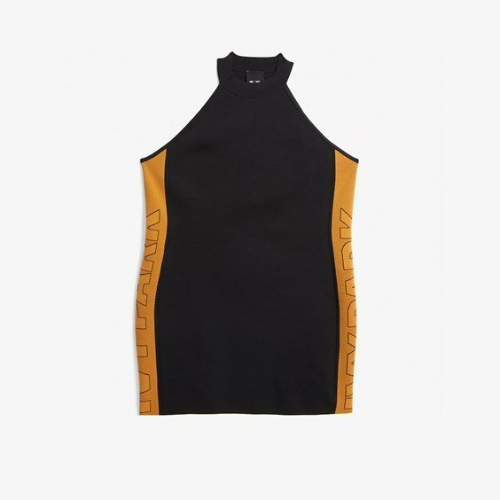 Adidas Women X Ivy Park Knit Body-Con Dress Black GS0385