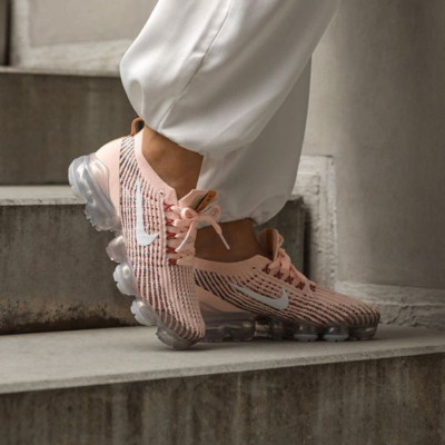 S + Nike Air Vapormax Flyknit 3 (Pink white) Women's Shoes - Free Shipping