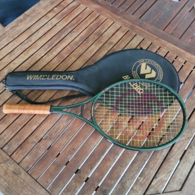 Wimbledon All Pro Graphite Glass Tennis Racket Racquet + Case 4 1/4 Size 98