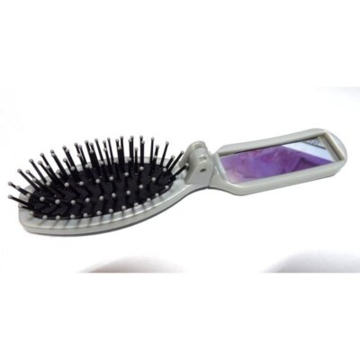 Avon Folding Brush w Mirror Advance Techniques Styling Tool sealed
