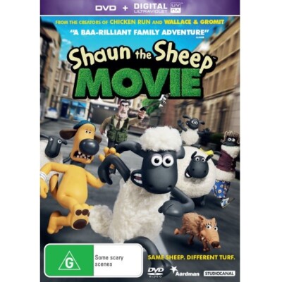 Shaun the Sheep Movie (DVD, 2015) PAL Region 4 (Aardman) BRAND NEW / SEALED
