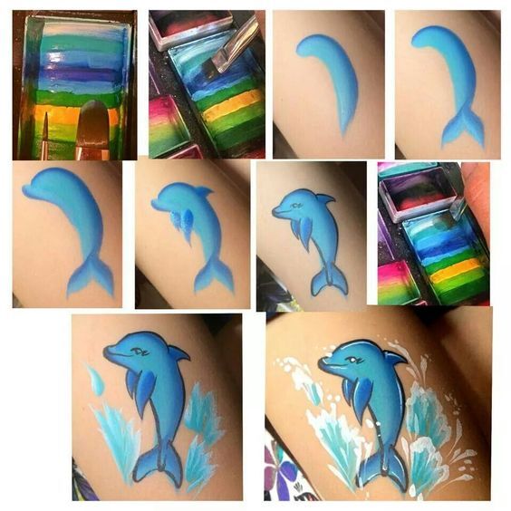 Bowitzki 10g*24 Professional Split Cakes Face Painting Kit for Christmas Party