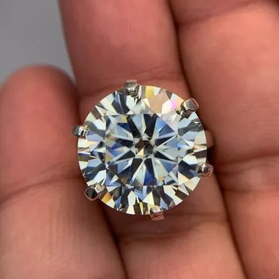 1.01CT Round Lab Grown Certified Diamond D Color VVS1 Clarity ROU6+
