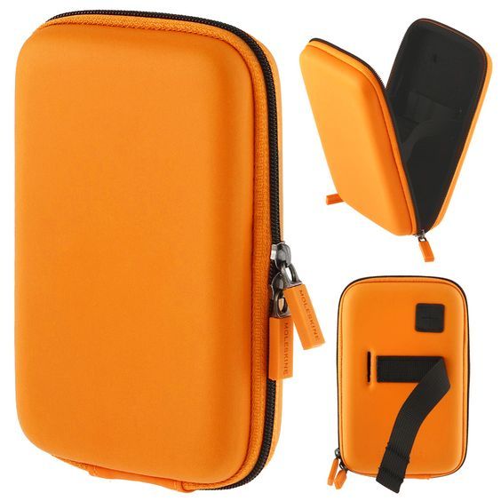 MOLESKINE Notebooks XS SHELL Key/Tool Case NEW Cadmium Orange Extra Small