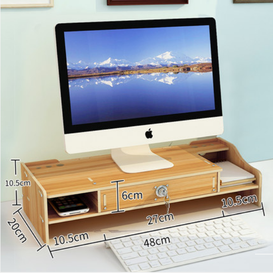 Holder Storage Diy Office Wood Desk Organizer Pen File Computer