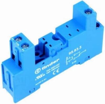 Finder 95833SPA Series 95 - Douille à trois pôles bride de serrage en plastique