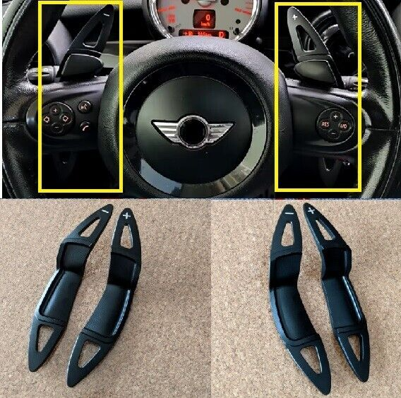 R56 MINI Cooper S JCW Paddle Shifter John Cooper Works Aluminium Black