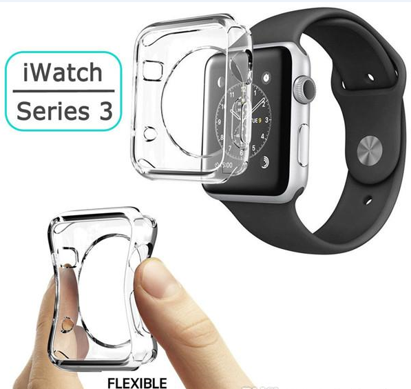 Apple Watch iWatch 1 2 3 Case Cover Protector TPU Rubber Bumper 38/42MM US STOCK | eBay