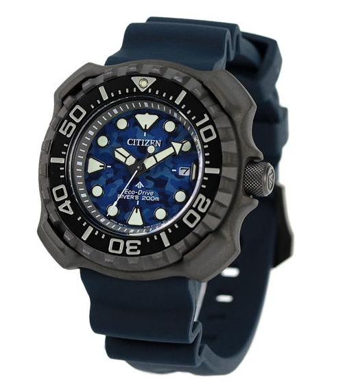 Pre-owned Citizen Promaster Men's Dive Titanium Eco Drive Sports Watch Bn0227-09l
