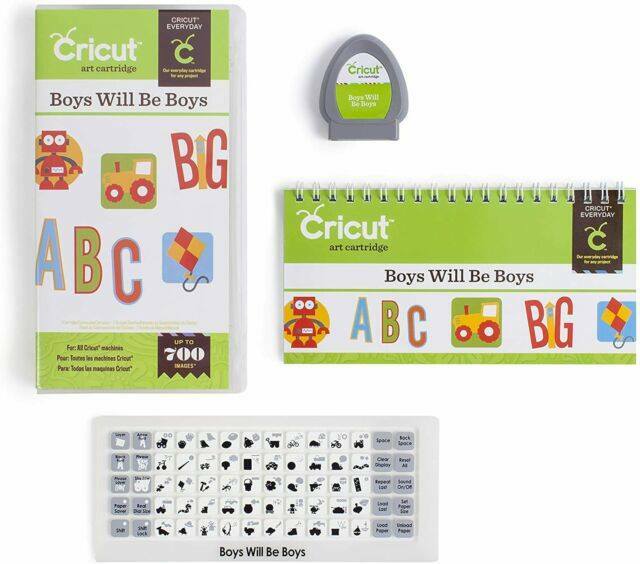 PROVO CRAFT SEALED NEW PACKAGE UNLINKED Boys will be Boys Cricut ART Cartridge