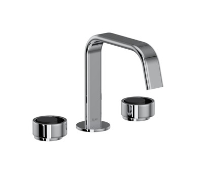 Rohl Eclissi EC09D3IWPCB Widespread Bathroom Faucet - Polished Chrome MB accents