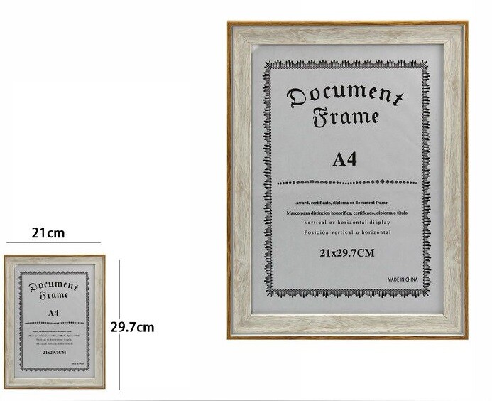 Cornice Per Foto Certificati Quadri Tele Dimensioni A4 20x30cm 65423 dfh
