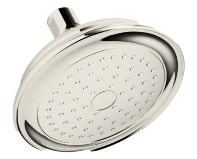Kohler K-72773-SN Artifacts Single-function showerhead, Vibrant Polished Nickel