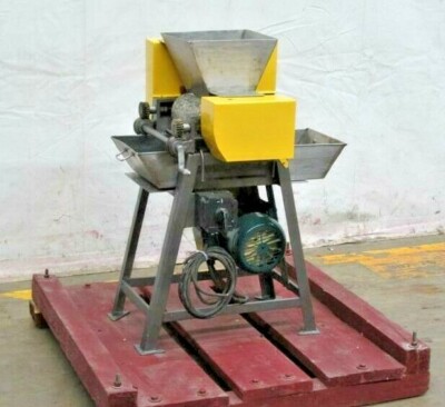 Stone Roller Mill, 2-Rolls 5''Dia X 15''Wide