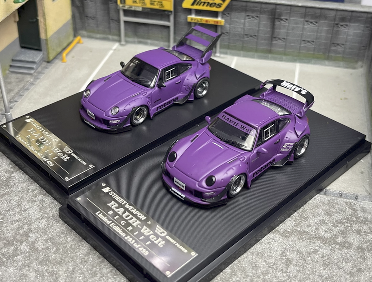 RWB 993 Rotana 1:64 ミニカー パープル
