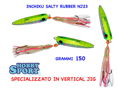 INCHIKU  JIG  GREEN COLOR  NJ 23  ARTIFICIALE 150 GRAMMI PESCA MARE BARCA