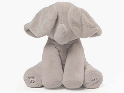 Peek-a-Boo Animated Talking Singing Flappy The Elephant Plushie Stuffed Animal