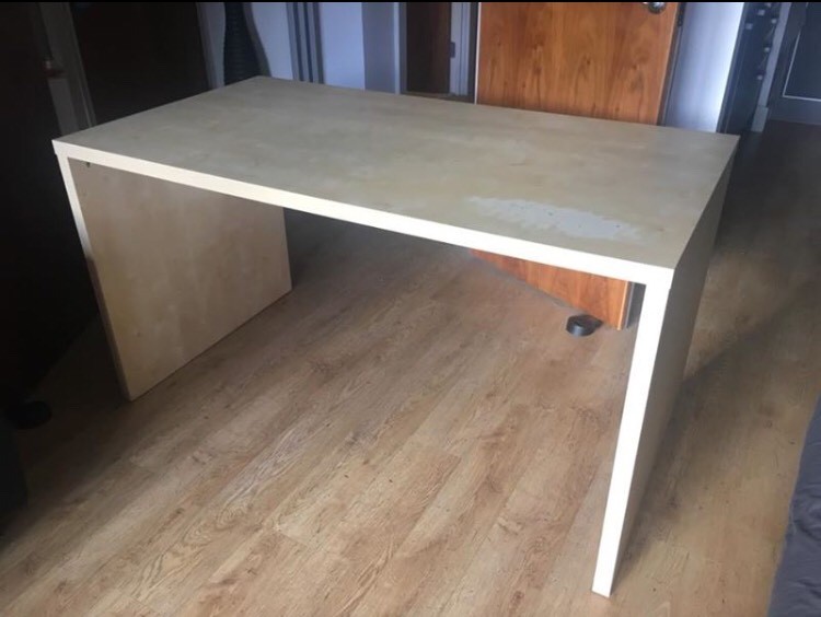 Ikea Mikael Computer Desk L 140cm W 75cm D 75 5 In