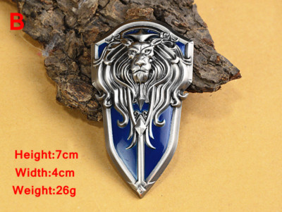 1/12 Scale Accessories World of Warcraft Alliance Lion Shield F 6'' Action Figure