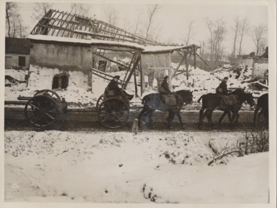 REPRINT OF ORIGINAL WWI PHOTO OF ROYAL FIELD ARTILLERY