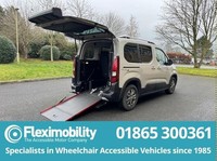 2022 Peugeot RIFTER HORIZON RE 1.5 BlueHDI S/S Allure Wheelchair Accessible Vehi