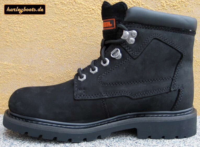 HARLEY-DAVIDSON HARLEY DAVIDSON BOOTS BADLANDS SCHWARZ KULT BIKERBOOTS GR. 40 BIS 46