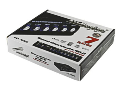 Audiopipe EQ-710HL 7 Band Graphic Equalizer with Hi/Lo 9V Line Driver Brand New